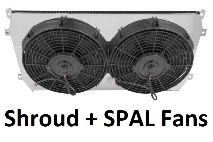 110FS11 Shroud + SPAL-1500x2 <br> Medium Profile Fans