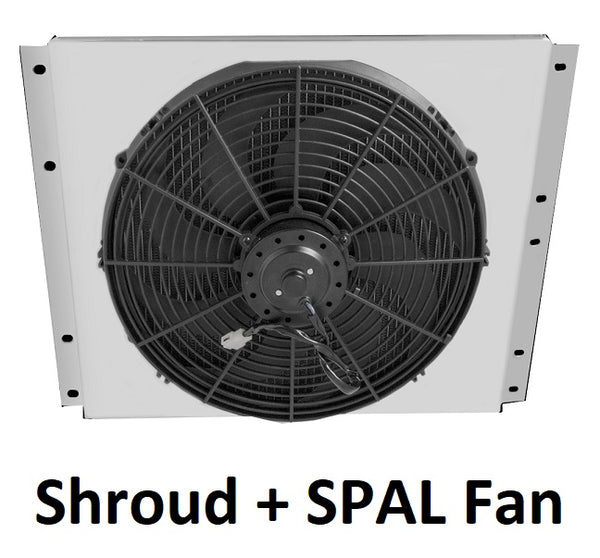 180FS16 Shroud + SPAL-2049 <br> High Performance Fan