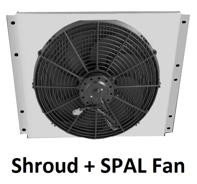 180FS16 Shroud + SPAL-2049 <br> High Performance Fan