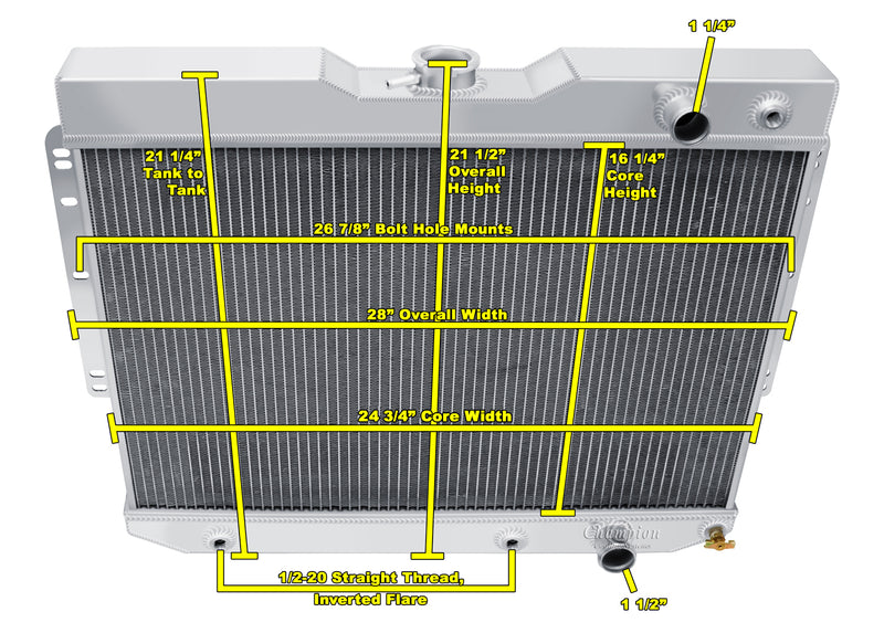 CC281B-LS-281FS16 3 Row for LS Conversion