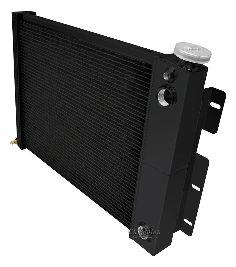 CC337BDP-BLK 3 Row Black Dual Pass 21" core