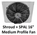 329FS16 Shroud + SPAL-1516 <br> Medium Profile Fan