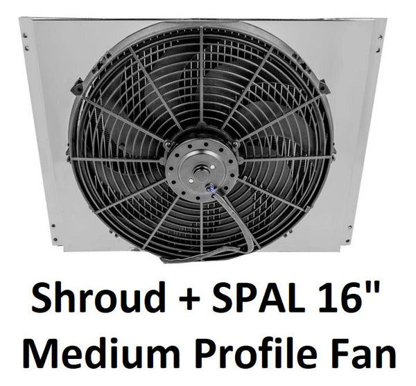 329FS16 Shroud + SPAL-1516 <br> Medium Profile Fan