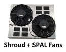 370CCFS11F Shroud + SPAL-1500x2 <br> Medium Profile Fans
