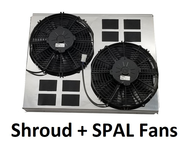 370CCFS11F Shroud + SPAL-1500x2 <br> Medium Profile Fans