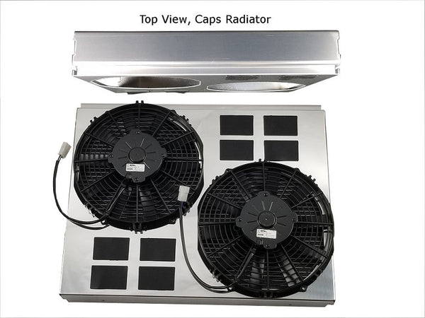 412CCFS11F Shroud + SPAL-1500x2 <br> Medium Profile Fans