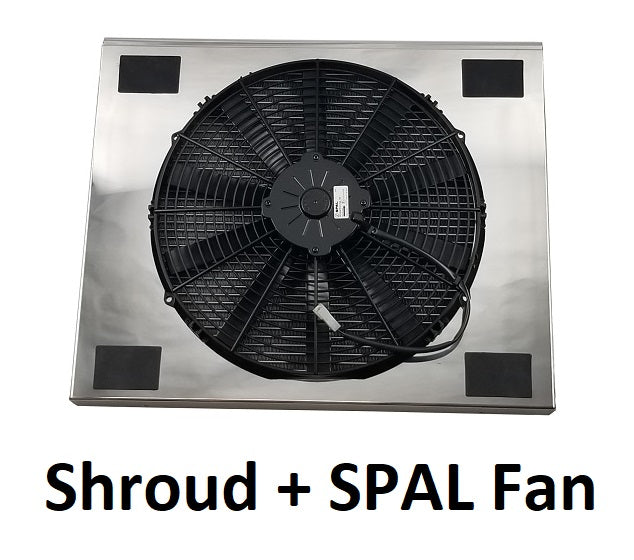 370CCFS16F Shroud + SPAL-1516 <br> Medium Profile Fan