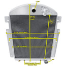 CC3738CH 3 Row For V8's