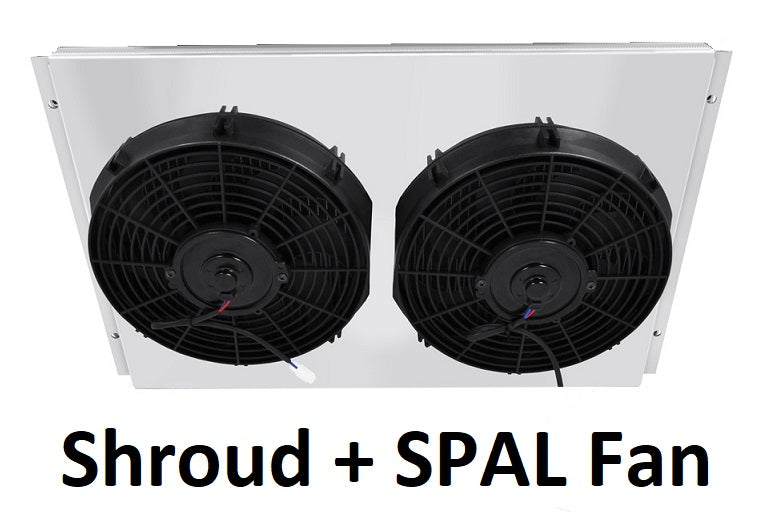 375FS12 Shroud + SPAL-1522x2 <br> Medium Profile Fans
