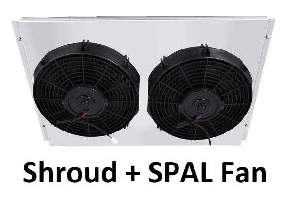 1643FS12 Shroud + SPAL-1522x2 <br> Medium Profile Fans