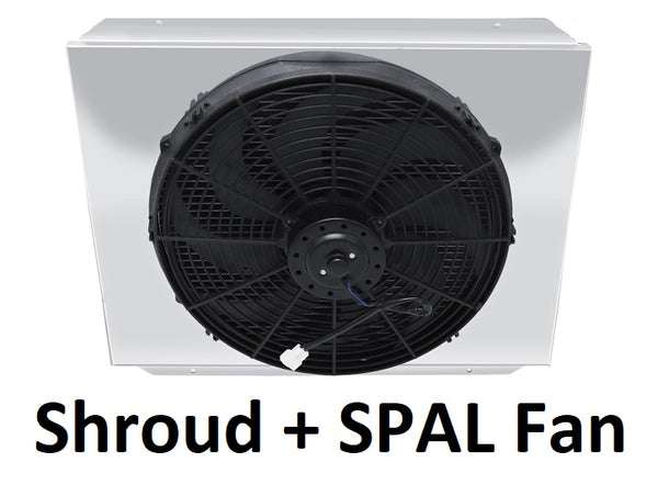 385FS16C Shroud + SPAL-2049 <br> High Performance Fan