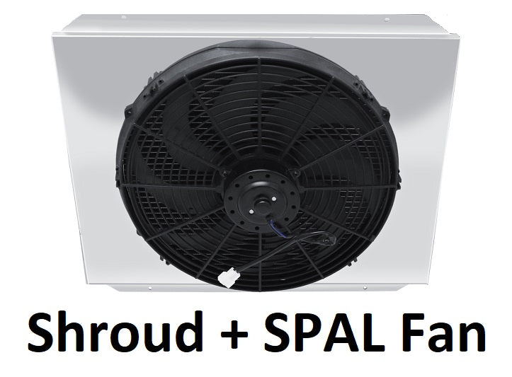 385FS16C Shroud + SPAL-2049 <br> High Performance Fan