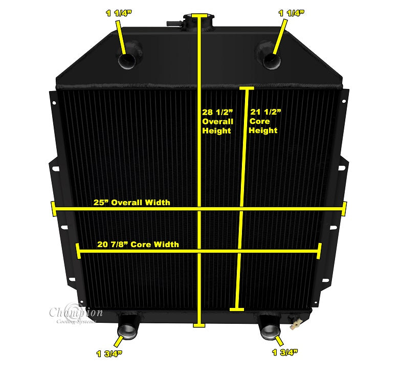 CC4252FH-BLK 3 Row Black