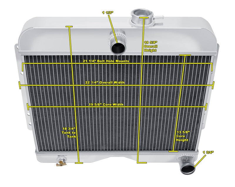 CC4964-CH 3 Row Chevy Conversion