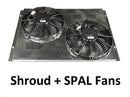 433FS12F Shroud + SPAL-1522x2 <br> Medium Proifile Fans