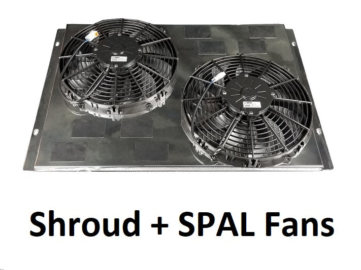 318FS12 Shroud + SPAL-1522x2 <br> Medium Profile Fans