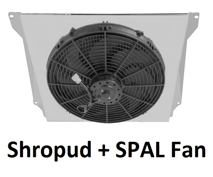 4348FS16C Shroud + SPAL-2049 <br> High Performance Fan