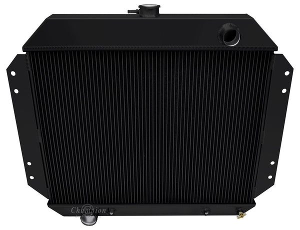 CC444B-BLK 3 Row Engine facing Brackets Black