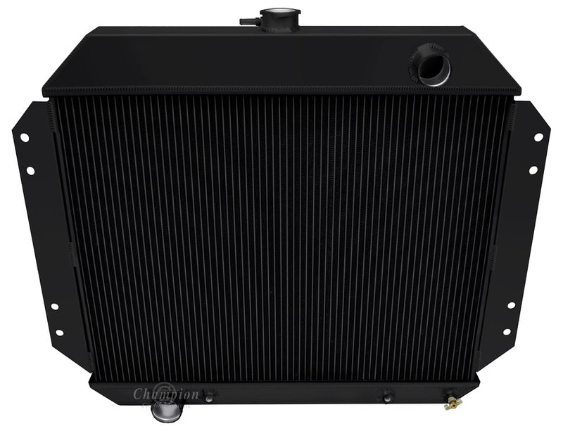 CC444B-BLK 3 Row Engine facing Brackets Black