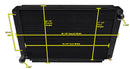 CC6165-BLK-6165FS12SP 3 Row Combo (Black)
