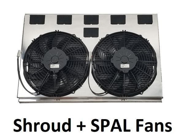 478FS12 Shroud + SPAL-1522x2 <br> Medium Profile Fans