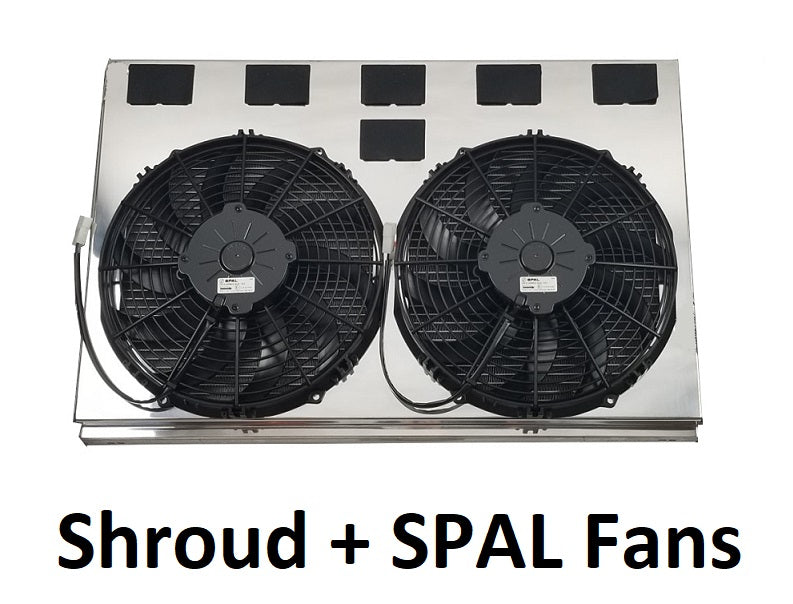 478FS12 Shroud + SPAL-1522x2 <br> Medium Profile Fans