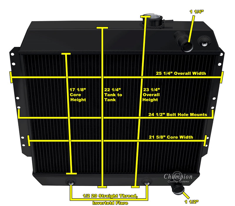 CC4954B-LS-BLK 3 Row LS Conversion