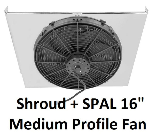 4954FS16 Shroud+ SPAL-1516 Medium Profile Fan