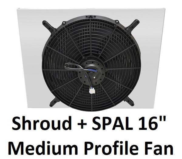 5057FS16 Shroud + SPAL-1516 <br> Medium Profile Fan
