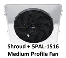 50FS16C Shroud + SPAL-1516 <br> Medium Profile Fan