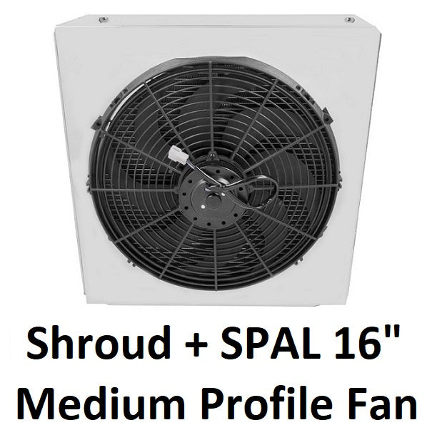 521FS16 Shroud + SPAL-1516 <br> Medium Profile Fan