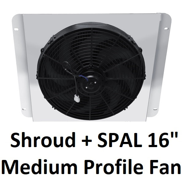 5655BFS16 Shroud + SPAL-1516 <br> Medium Profile Fan