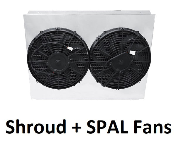 561BFS14C Shroud + SPAL-2044x2 <br> High Performance Fans