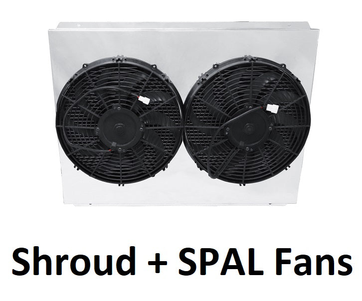 561BFS14C Shroud + SPAL-2044x2 <br> High Performance Fans