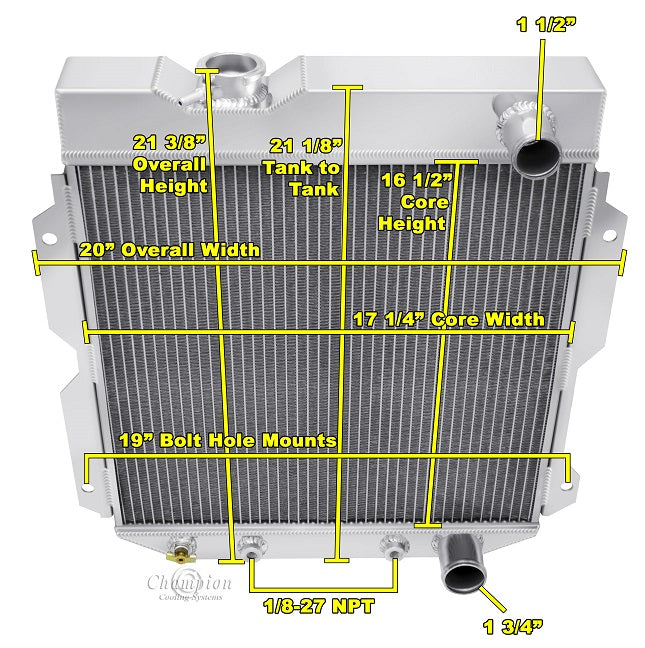 CC6065LP 3 Row Lower Pass Outlet