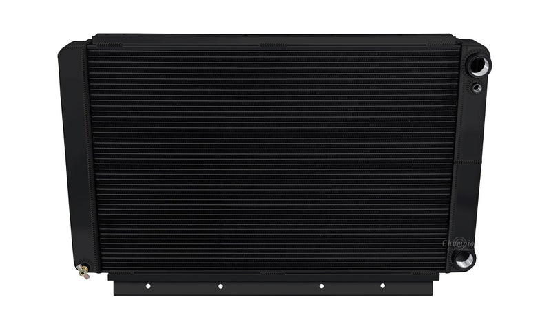 CC6165DP-BLK 3 Row Dual Pass Black