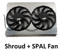 6165FS12 Shroud + SPAL-2029x2 <br> High Performance Fans