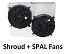 6361FS11C Shroud + SPAL-1500x2 <br> Medium Profile Fans