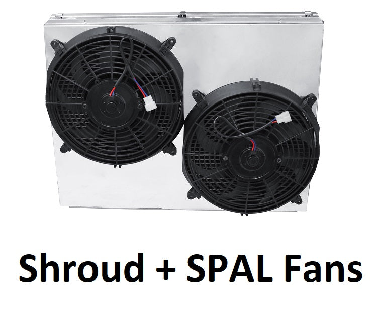 6361FS11C Shroud + SPAL-1500x2 <br> Medium Profile Fans