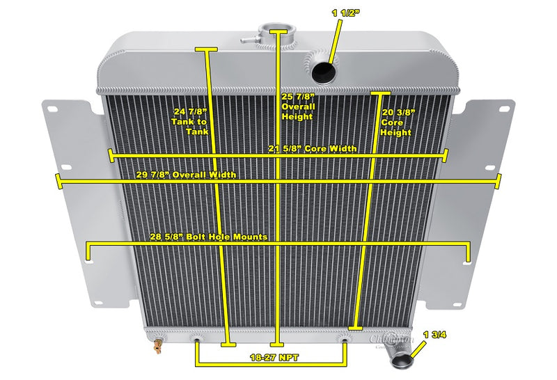 CC7170 3 Row For 318ci