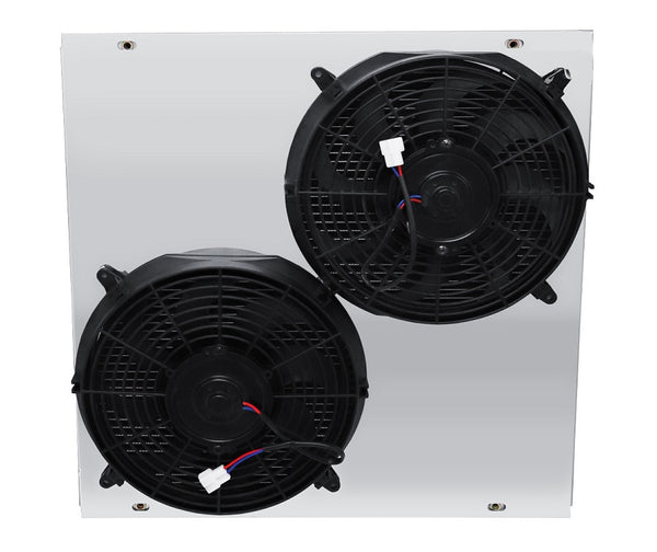 7180FS11C Shroud + SPAL 1500x2 <br> Medium Profile Fans
