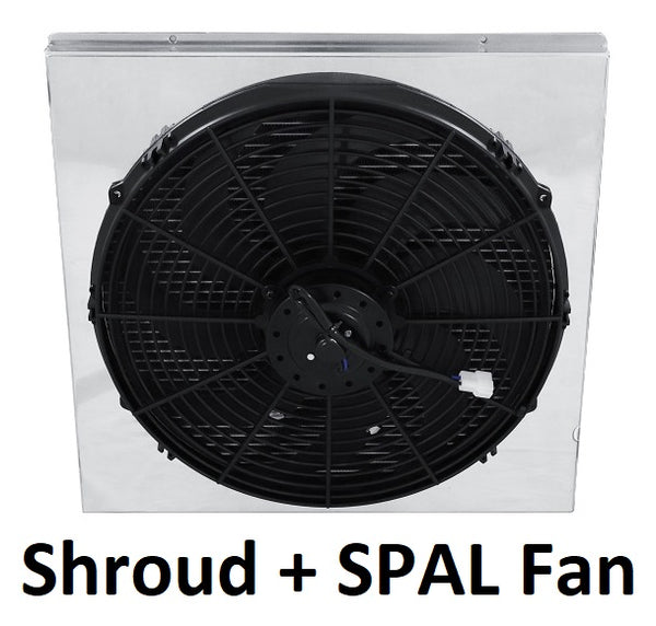 8102FS16C Shroud + SPAL-2049 <br> High Performance Fan