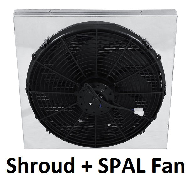 8102FS16C Shroud + SPAL-2049 <br> High Performance Fan