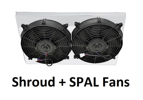 829FS11 Shroud + SPAL-1500x2 <br> Medium Profile Fans