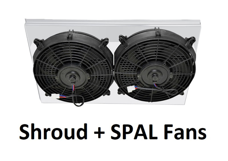 829FS11 Shroud + SPAL-1500x2 <br> Medium Profile Fans
