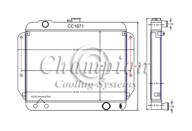 CC1671 3 Row A/C and HD