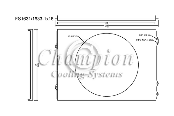 CC1631-1631FS16C 3 Row Single Combo