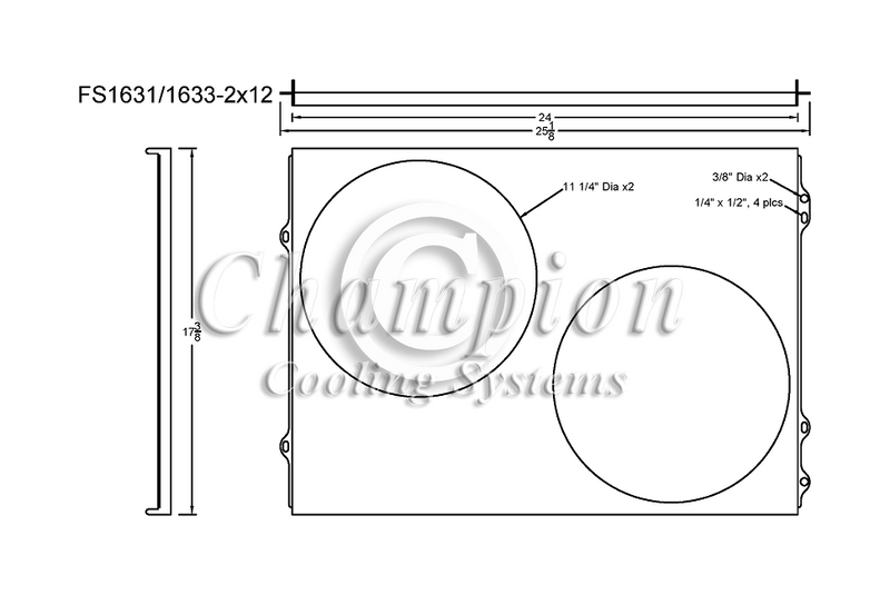 CC1633-1633FS11C 3 Row Dual Combo