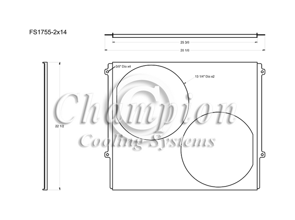 CC1755-1755FS14C 3 Row Combo 4WD