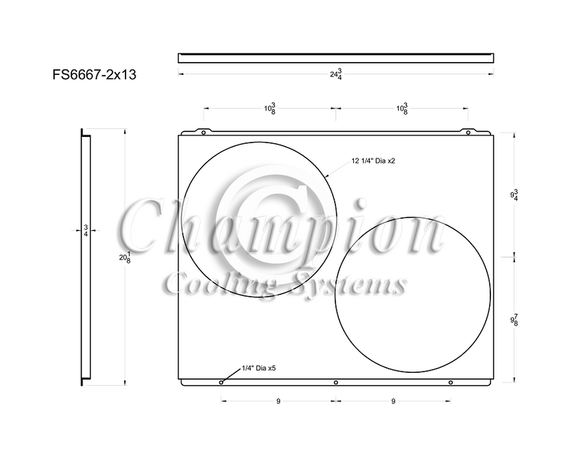 CC6667-6667FS12CSP 3 Row Combo